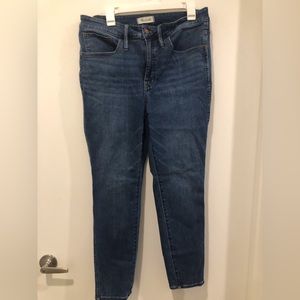 Madewell 10” high-rise skinny jeans SZ 14W